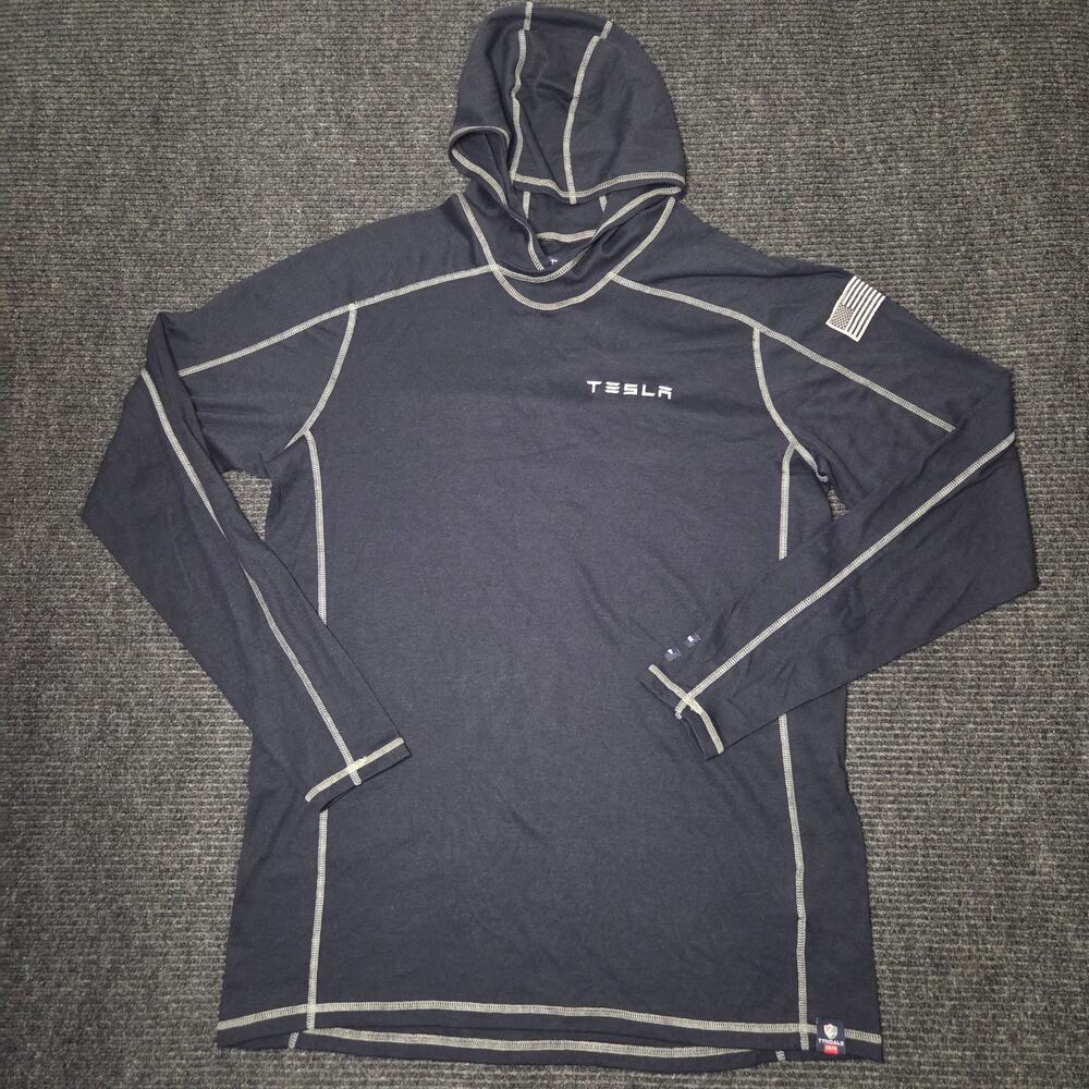 Tesla Motors Tyndale Flame Resistant Hoodie Arc Rated Men’s 2XL USA MADE